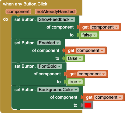 A generic event handler for any Button.Click that performs the same operations as above, but to any Button not just Button1