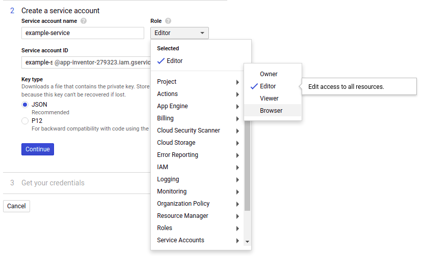 Google Sheets API Setup